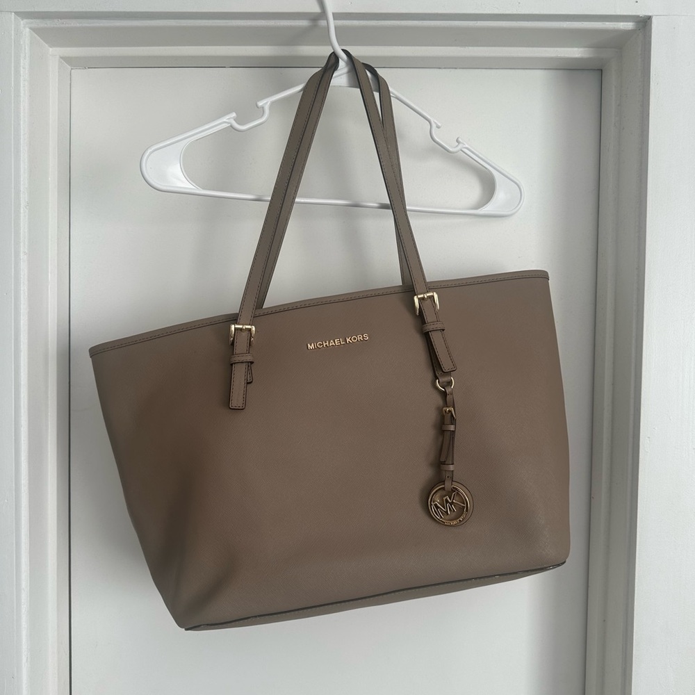 Michael Kors Tan Saffiano Leather Tote